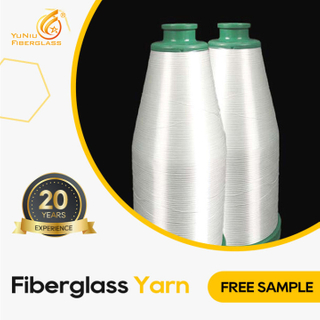wholesale fibre glass yarn lowest price 72 tex fiberglass yarn in starch for plaster