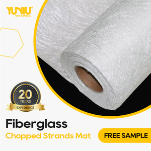 Yuniu Excellent performance 225gsm/300gsm/450gsm/600gsm fiberglass chopped strand mat for cooling tower