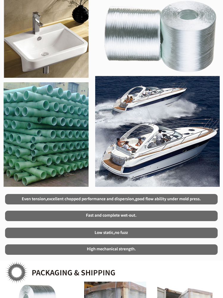 Hot Sale Alkali Resistant Spray Up Fiberglass Roving 2400Tex Buy