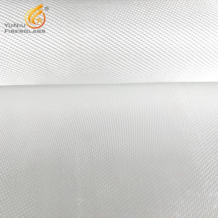 Heat Resistant E-glass Plain Woven Fiberglass Cloth