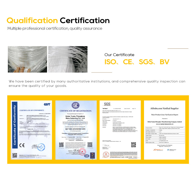 High tensile strength 1200tex fiberglass assembled roving smc from