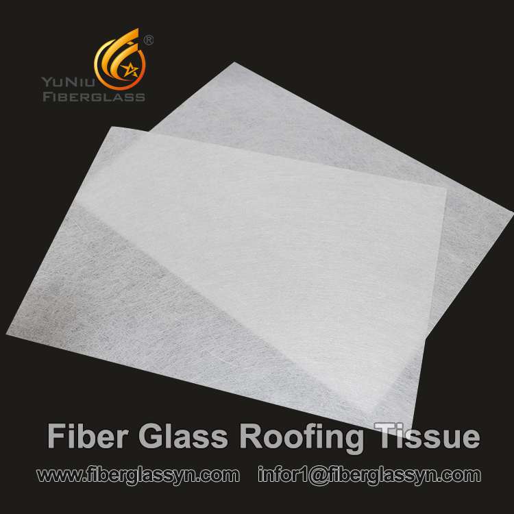 High quality Fiberglass Roofing Mat low price Fiberglass Tissue Mat for FRP roofing sheet