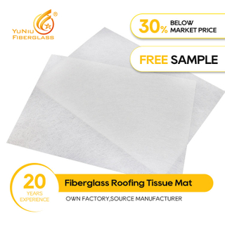 Yuniu Fiberglass roofing tissue Mats High quality Fiber Glass Roofing Tissue Shingle Mat For Roofing