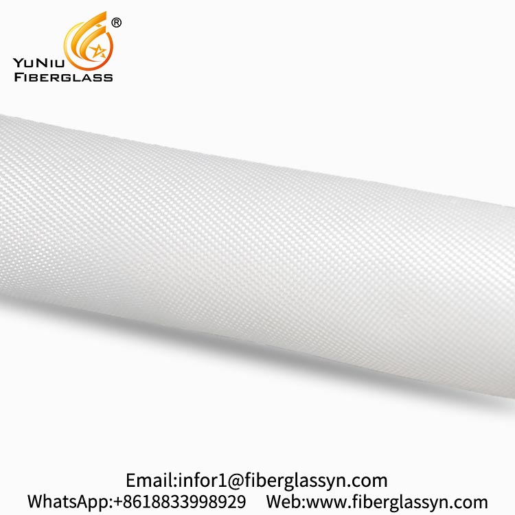 Factory Supply White Plain Woven E-glass Fiberglass Cloth