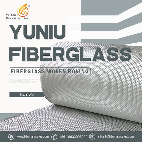 Yuniu 200g/400g/600g/800g Fiberglass Woven Fabric for cooling tower